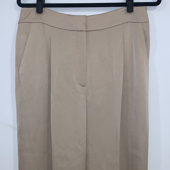 VERONICA Beard Beige Sand Robinne Wide Leg Pants size US 10 - Picture 5 of 14